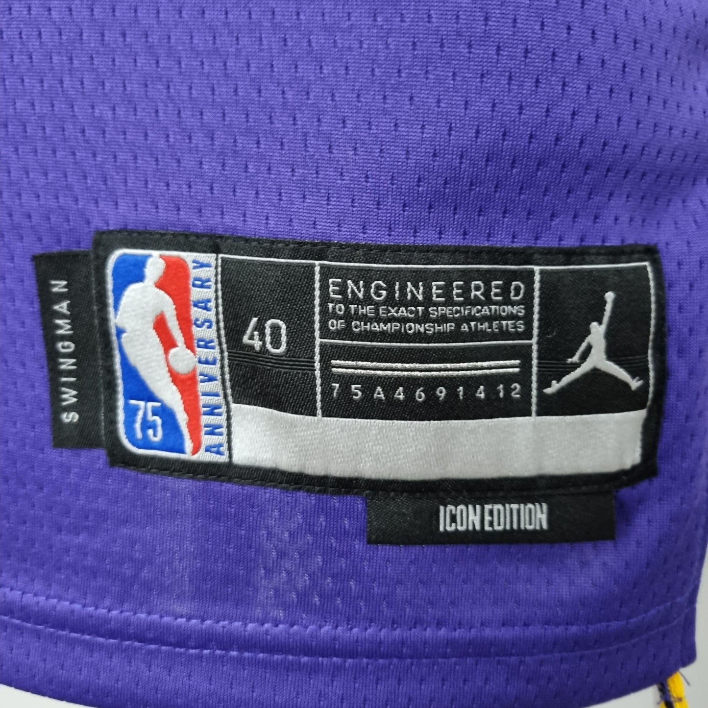 Regata NBA Los Angeles Lakers - Anthony Davis #3 Purple - ResPeita Sports