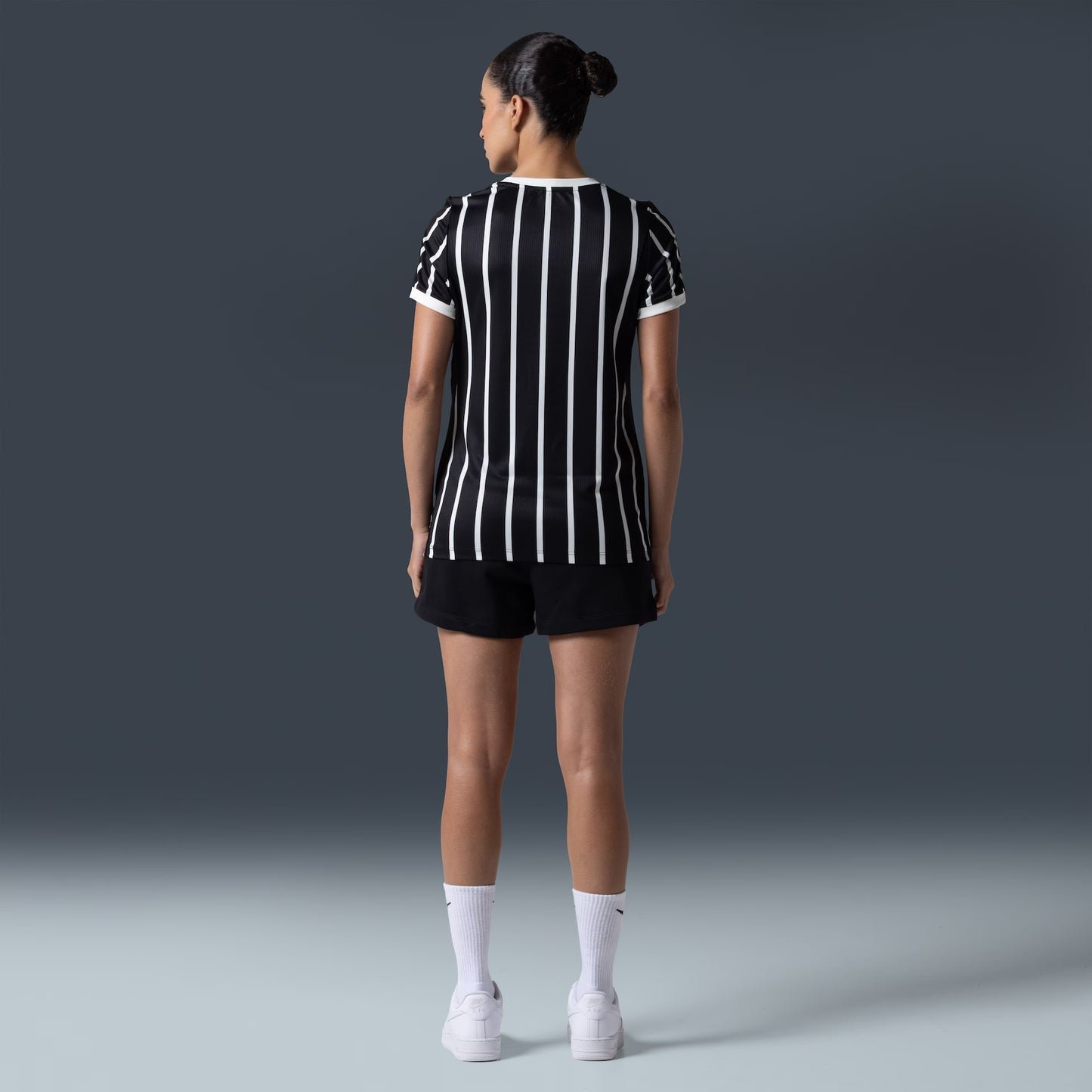 Camisa Corinthians II 26/27 s/n Torcedor Nike Feminina - Preto+Branco