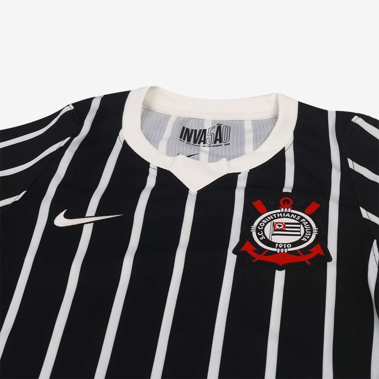 Camisa Infantil Corinthians II 26/27 s/n Torcedor Nike - Preto+Branco