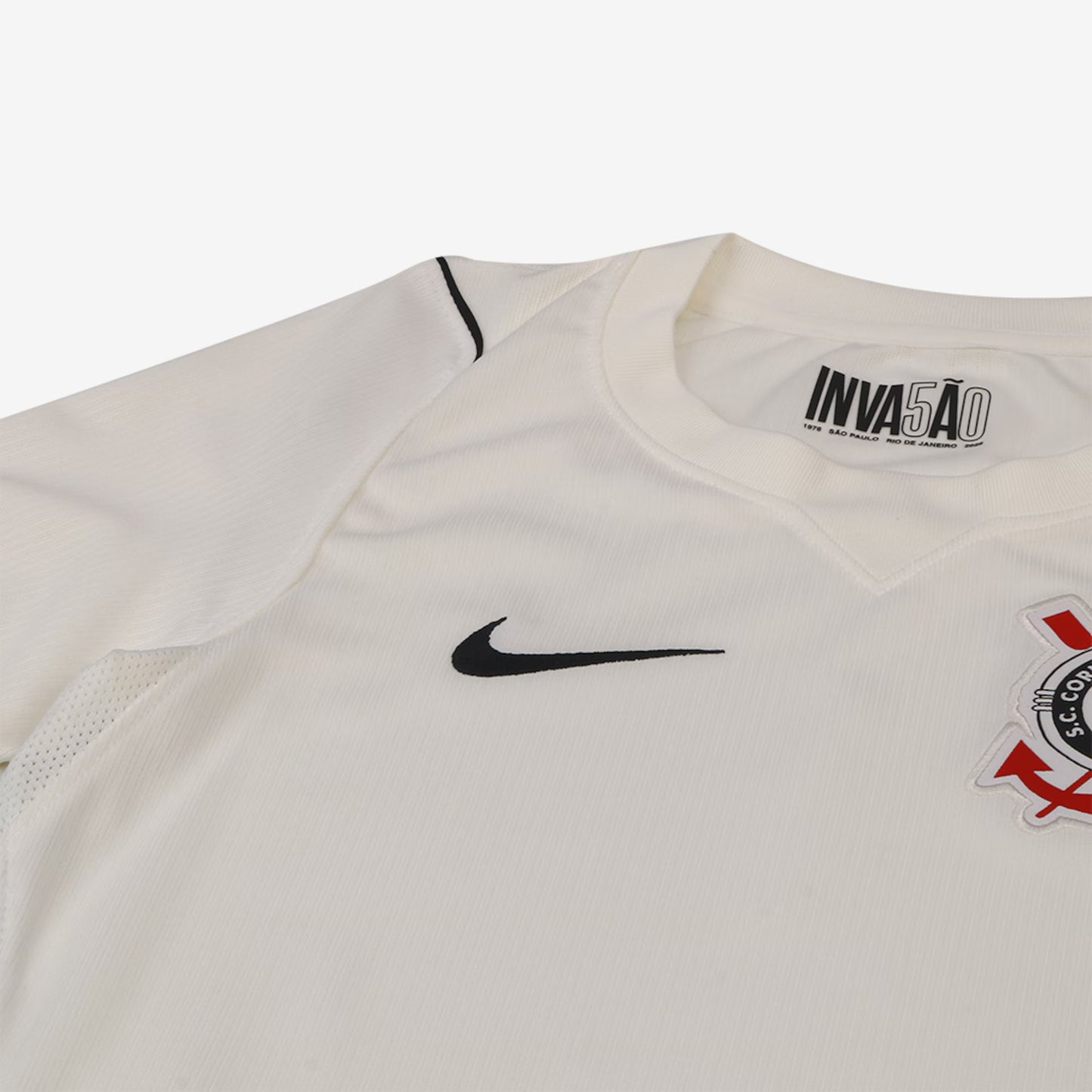 Camisa Infantil Corinthians I 26/27 s/n Torcedor Nike - Branco+Preto