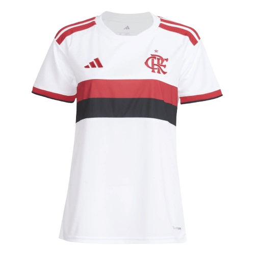 Camisa Flamengo Jogo 1 Branco Feminina 2026