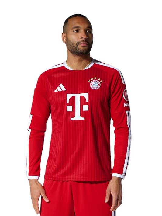 Camisa Manga Longa Bayern de Munique I 2026/27 Torcedor Masculina