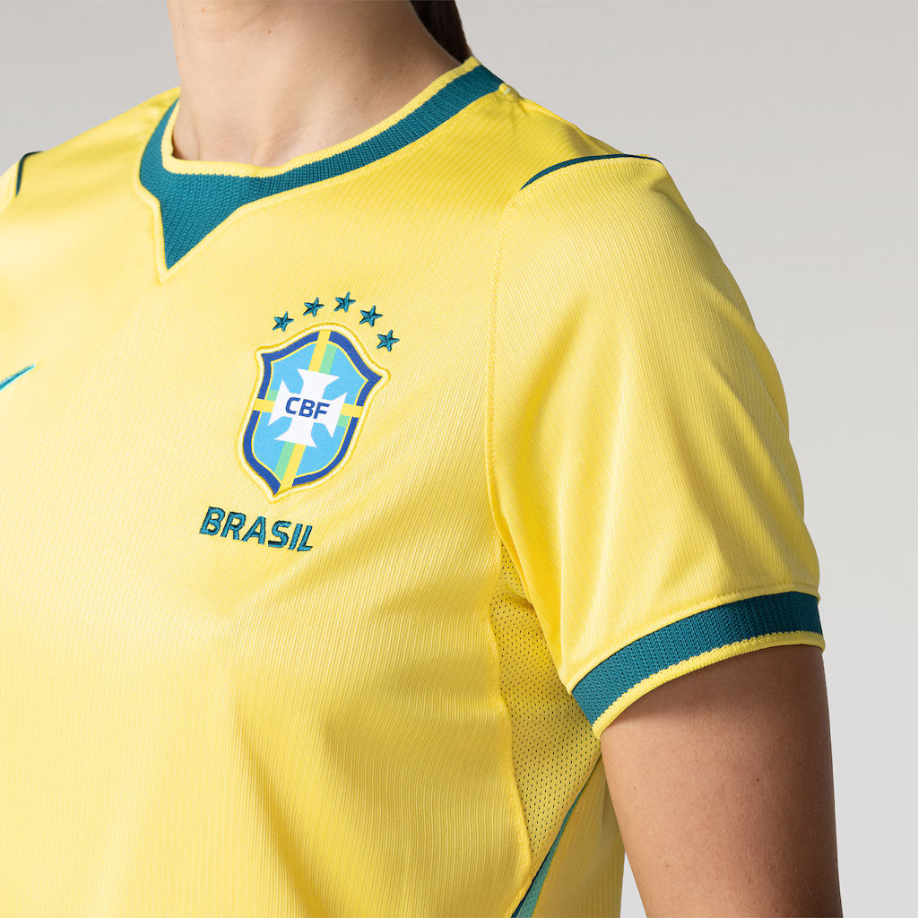 Camisa Brasil Nike I 2026/27 Torcedora Pro Feminina