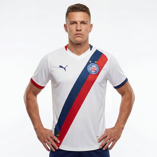 Camisa Jogador 1 2026 Esporte Clube Bahia Puma Branca Masculina