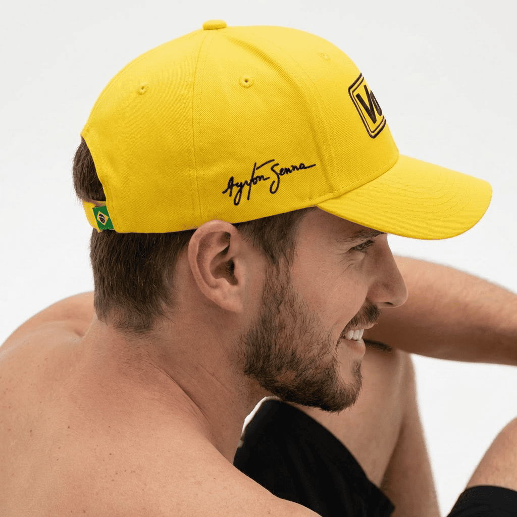 Boné Voltz Club X Ayrton Senna - Amarelo
