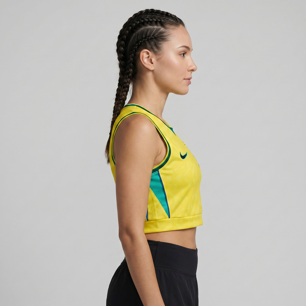 Crop Top Brasil Feminino 2026