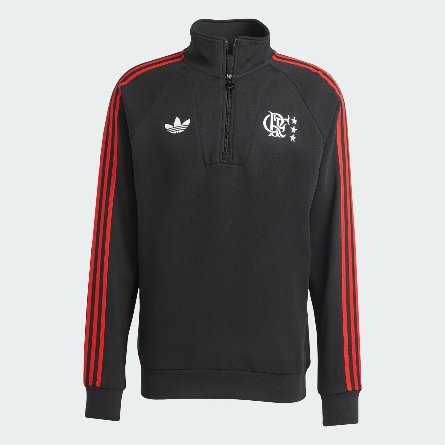 Moletom Flamengo Originals Meio Fecho de Zíper